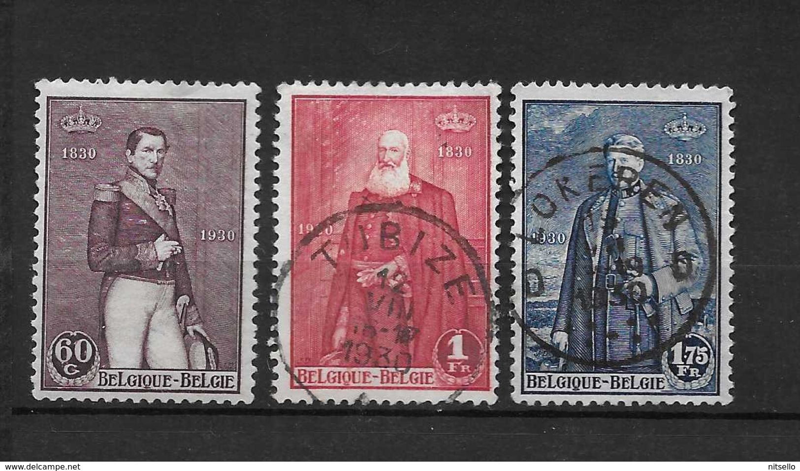 LOTE  1669  ///  BELGICA   YVERT Nº: 302/304 - Used Stamps