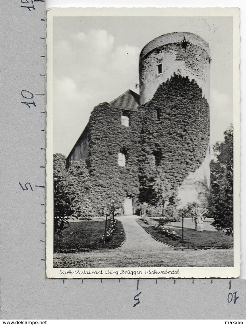 CARTOLINA VG GERMANIA - Schwalmtal - Park Restaurant BURG BRUGGEN - 10 X 15 - ANN. 1957 - Schwalmtal