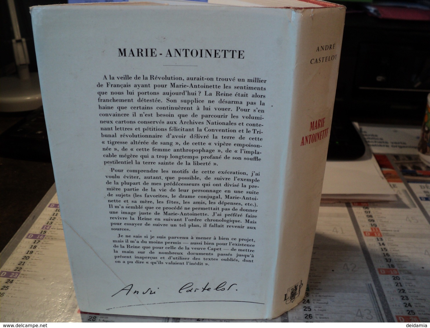 MARIE ANTOINETTE. 1964. ANDRE CASTELOT. LIBRAIRIE PERRIN - Histoire