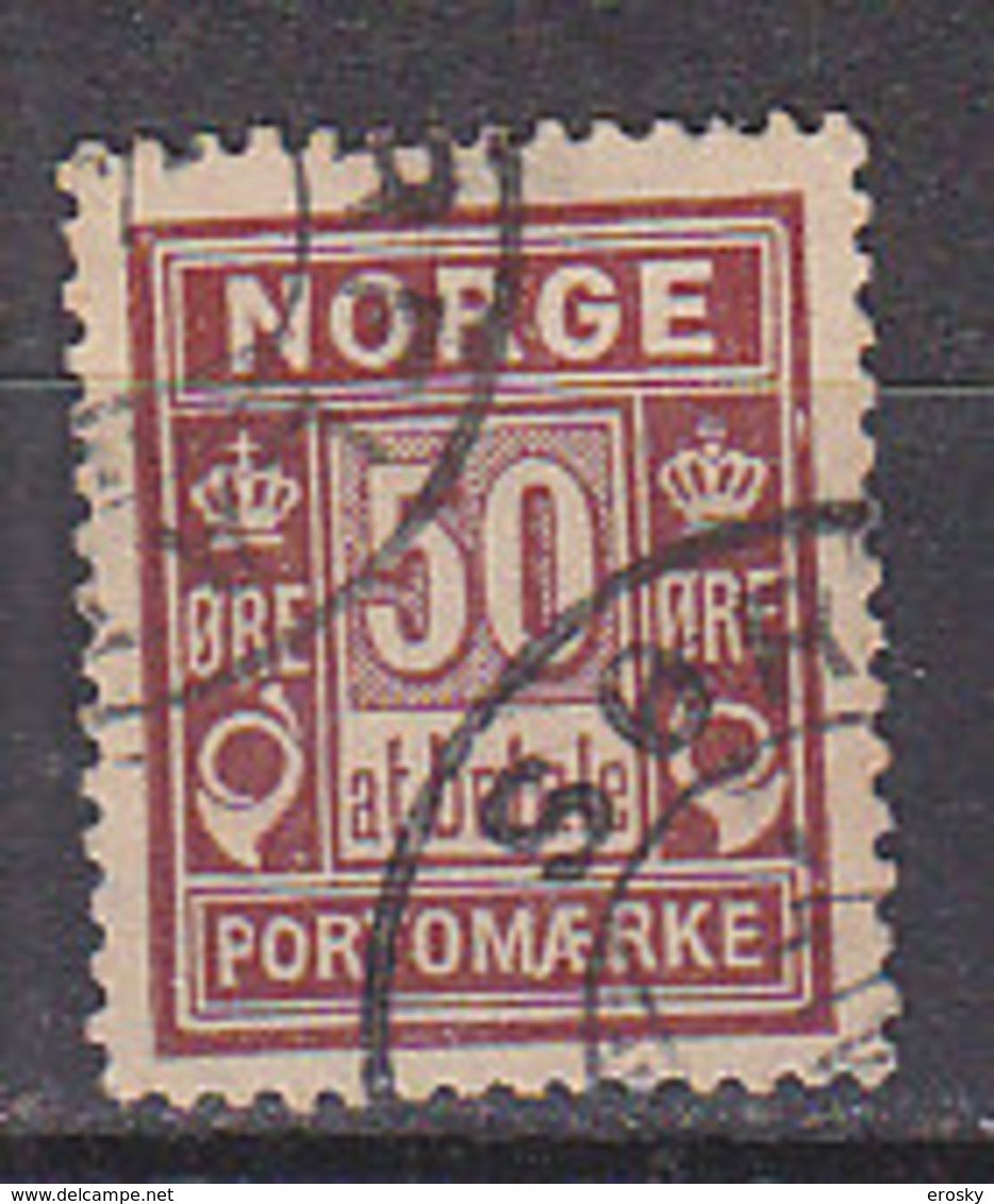 Q8108 - NORWAY NORVEGE Taxe Yv N°6 - Gebraucht