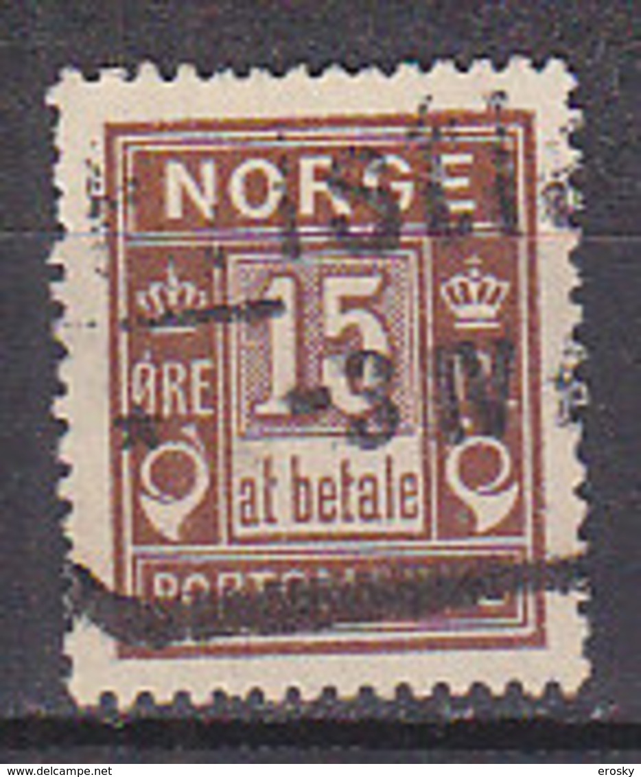 Q8106 - NORWAY NORVEGE Taxe Yv N°4 - Oblitérés