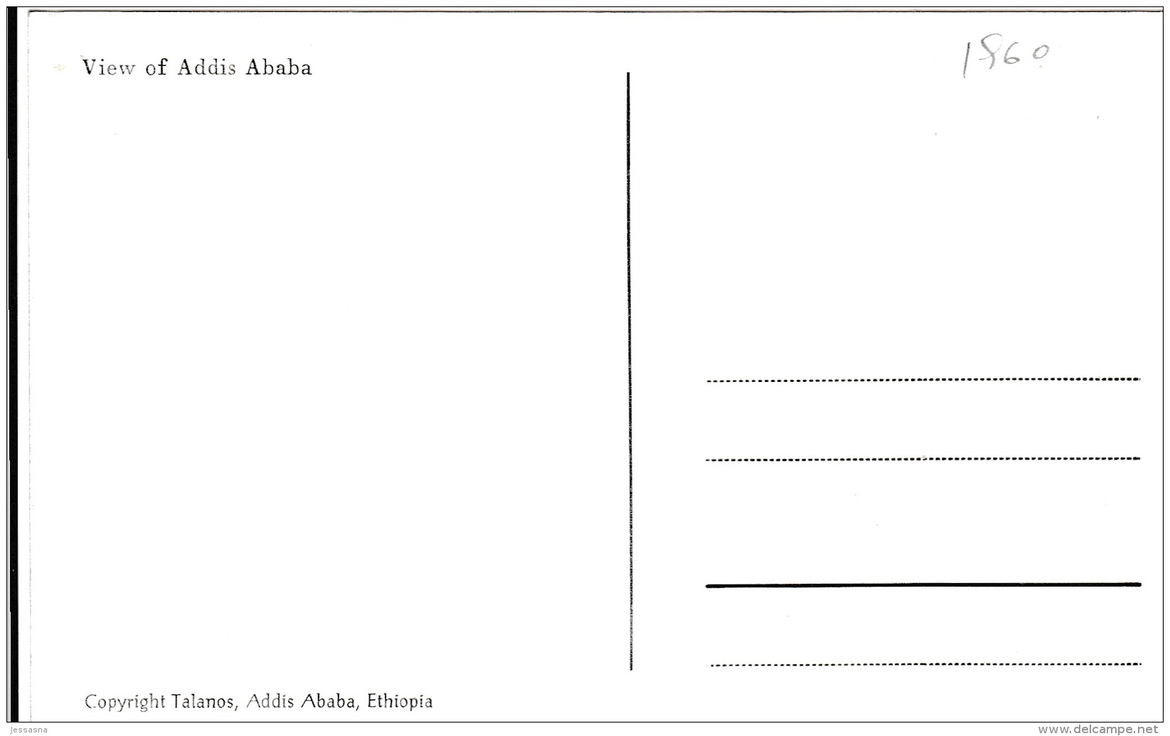 AK - ADDIS ABEBA (Äthiopien) - Strassenansicht 1960 - Etiopía