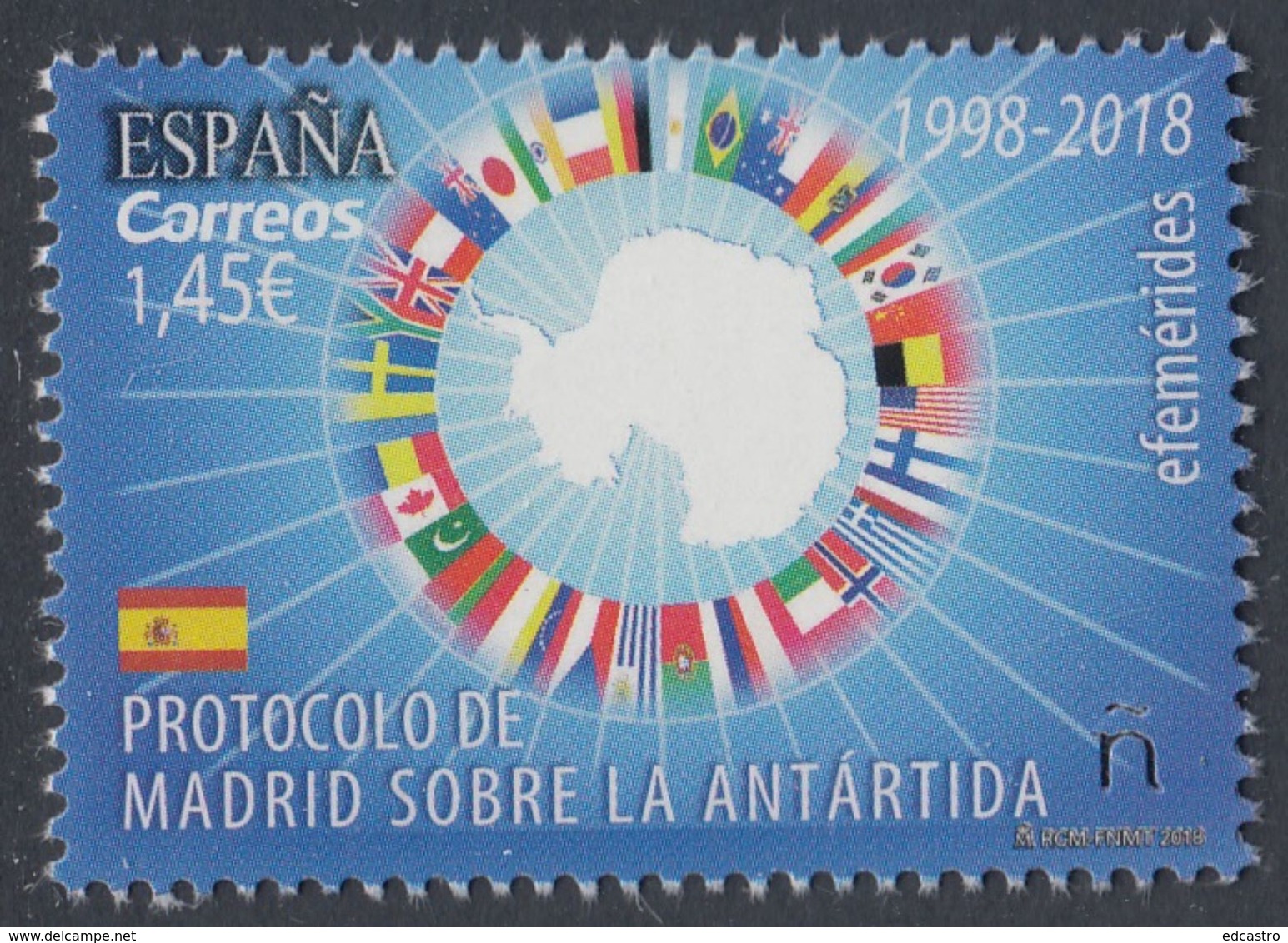 SPAIN ESPAGNE 2018 MADRID'S PROTOCOL OF THE ANTARCTICA - Other & Unclassified