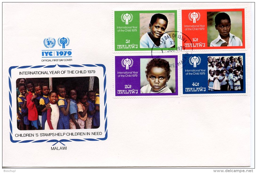 Malawi, 1979, International Year Of The Child, IYC, United Nations, FDC, Michel 328-331 - Malawi (1964-...)