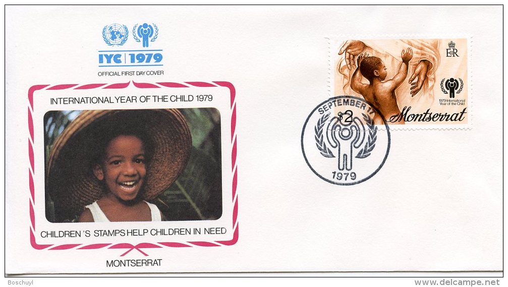 Montserrat, 1979, International Year Of The Child, IYC, United Nations, FDC, Michel 405 - Montserrat