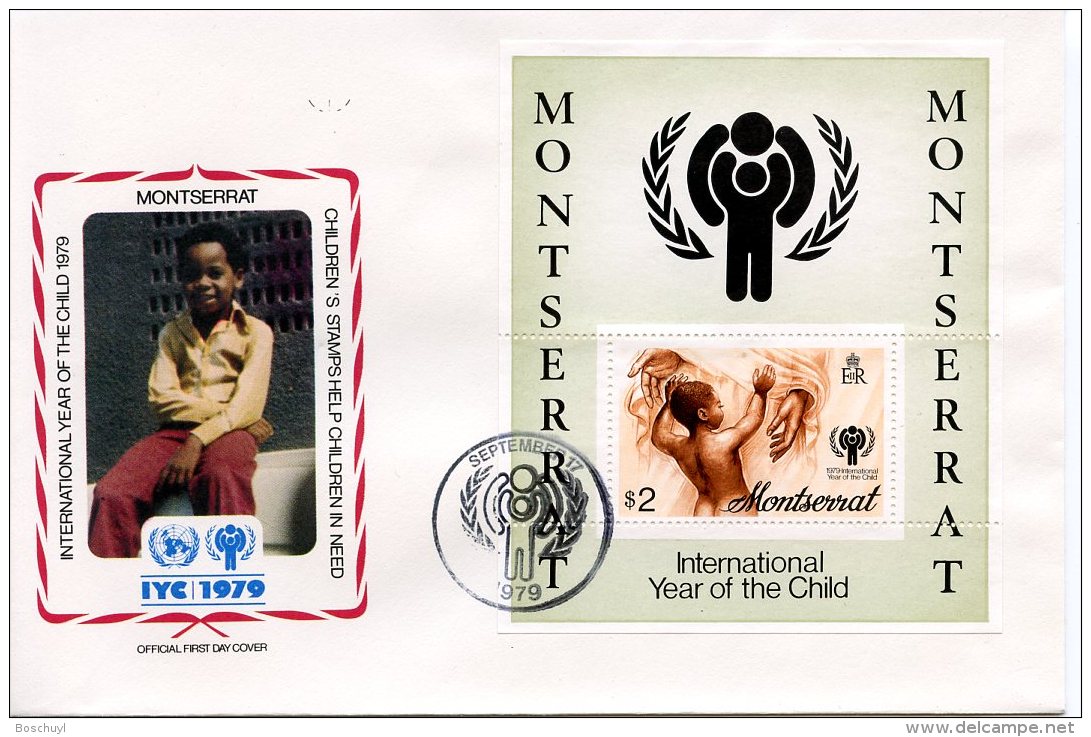 Montserrat, 1979, International Year Of The Child, IYC, United Nations, FDC, Michel Block 20 - Montserrat