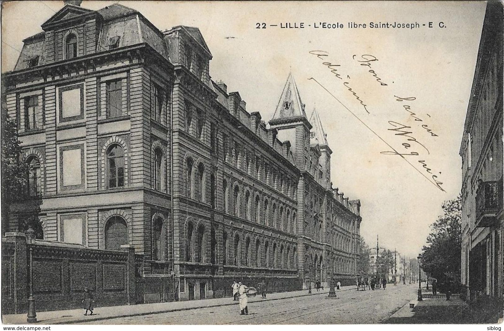 CPA - LILLE - L'école Libre Saint-Joseph - E.C - Lille