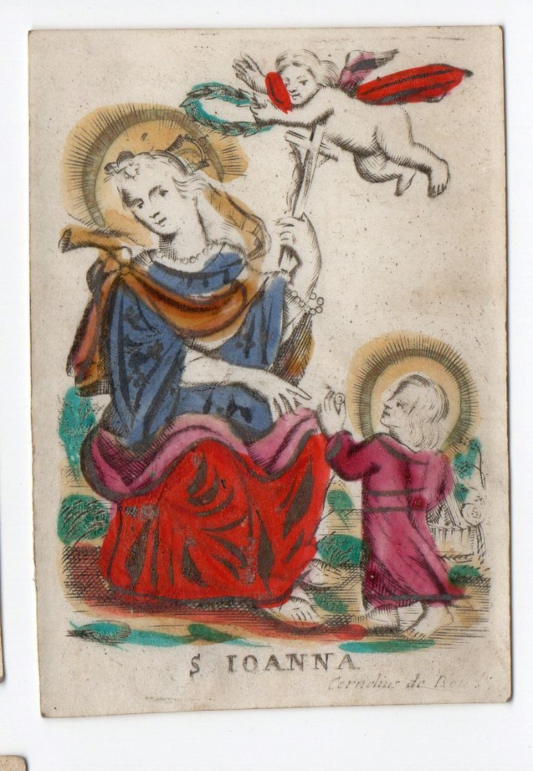 Saint Ioanna (Cornelius De Boudt) - Devotieprenten