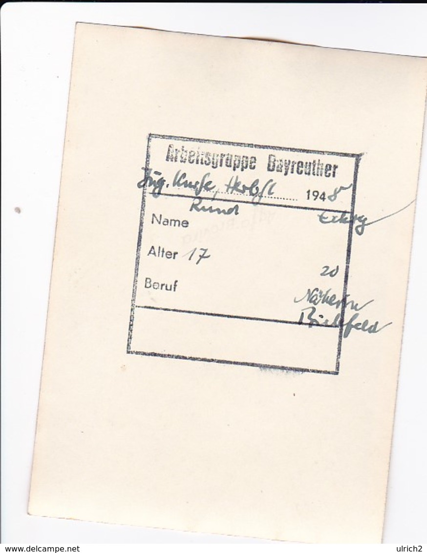 Foto Muster Scherenschnitt - Kunsthandwerk Bastelarbeit - 1948 - 10*7cm (33371) - Gegenstände