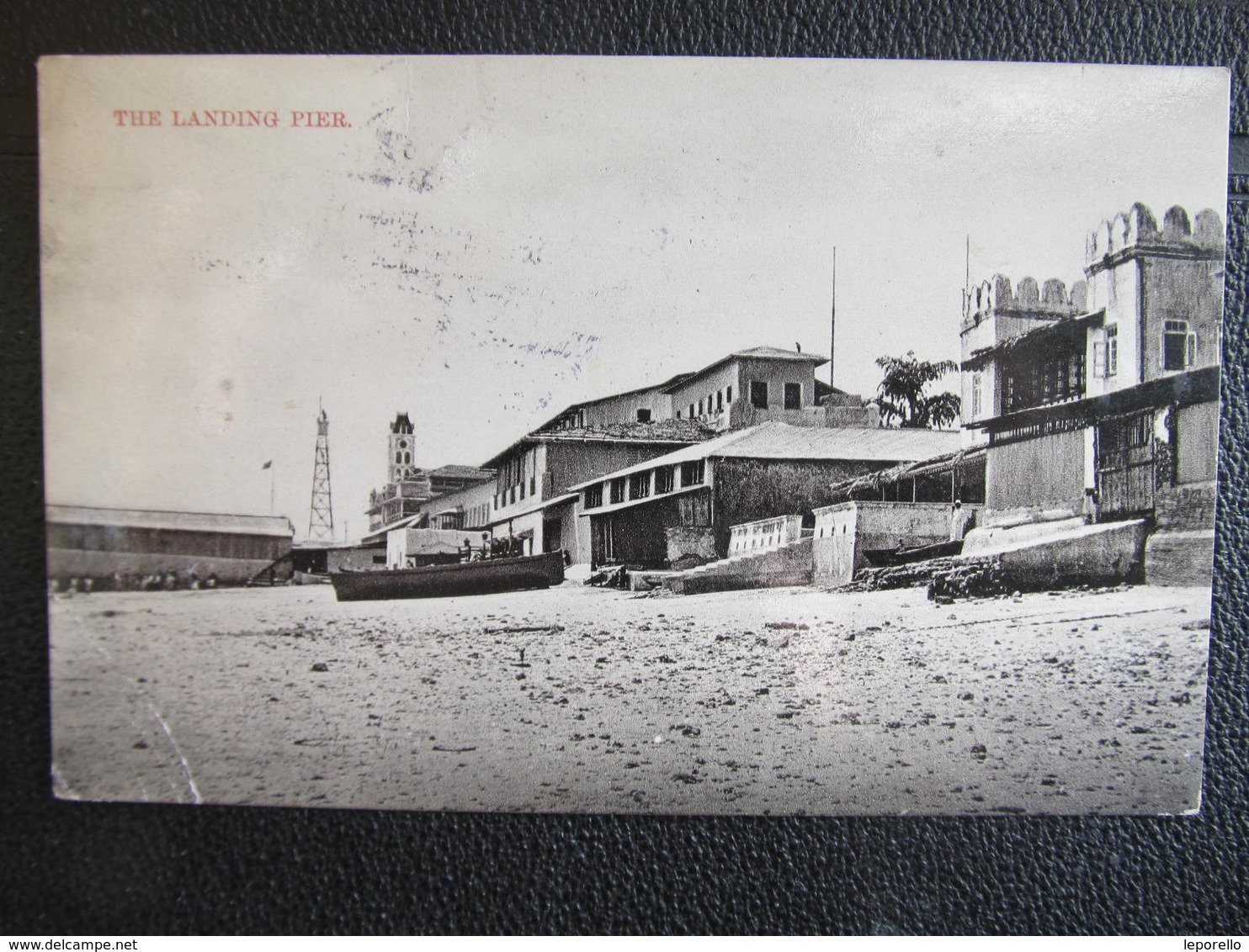 AK ZANZIBAR Sansibar The Landing Pier 1910  //  D*30472 - Tansania