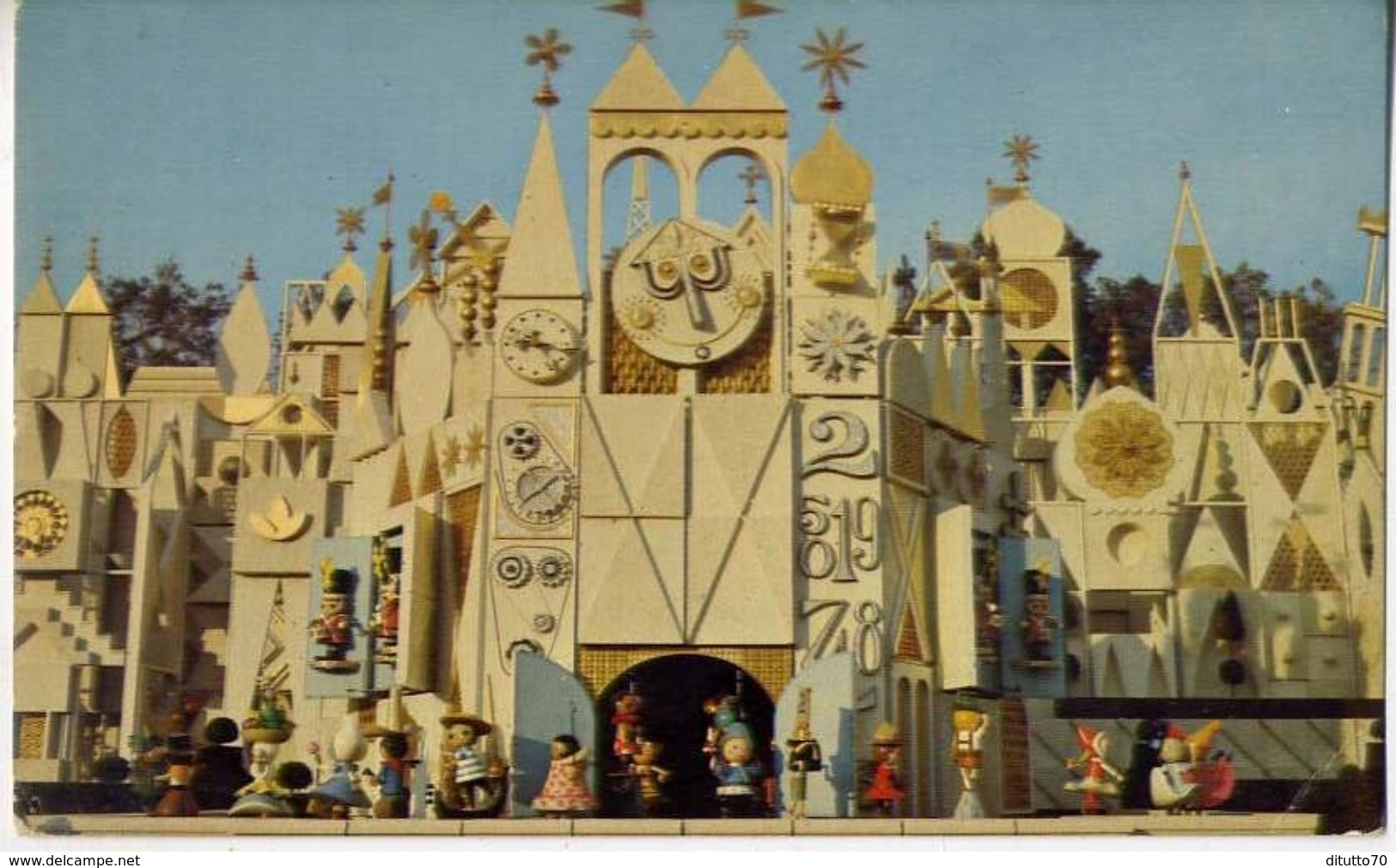 Disneyland - The Magic Kingdom - It's A Small World - Formato Piccolo Non Viaggiata – At - Disneyland