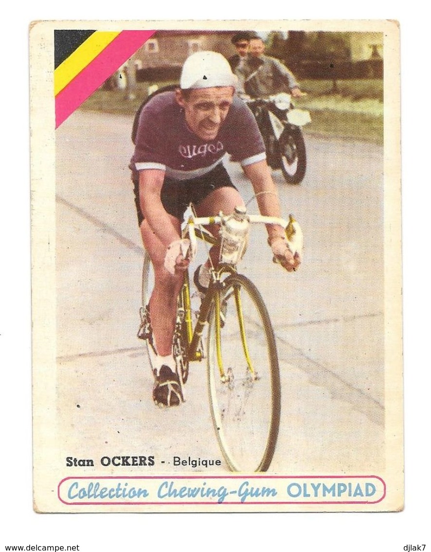 Carte De Collection Chewing-Gum Olympiad Stan Ockers Belgique - Cyclisme