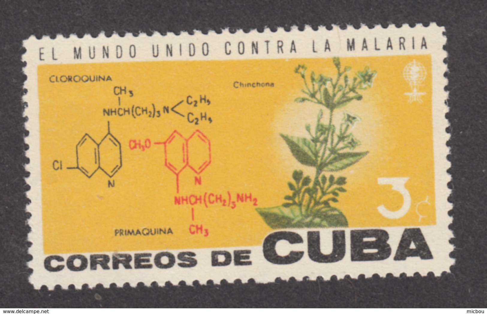 Cuba, Chimie, Chemistry, Plante Médicinale, Medicinal Plant, Malaria, Paludisme, Médicament, Pharmacie, Pharmacy - Chemie
