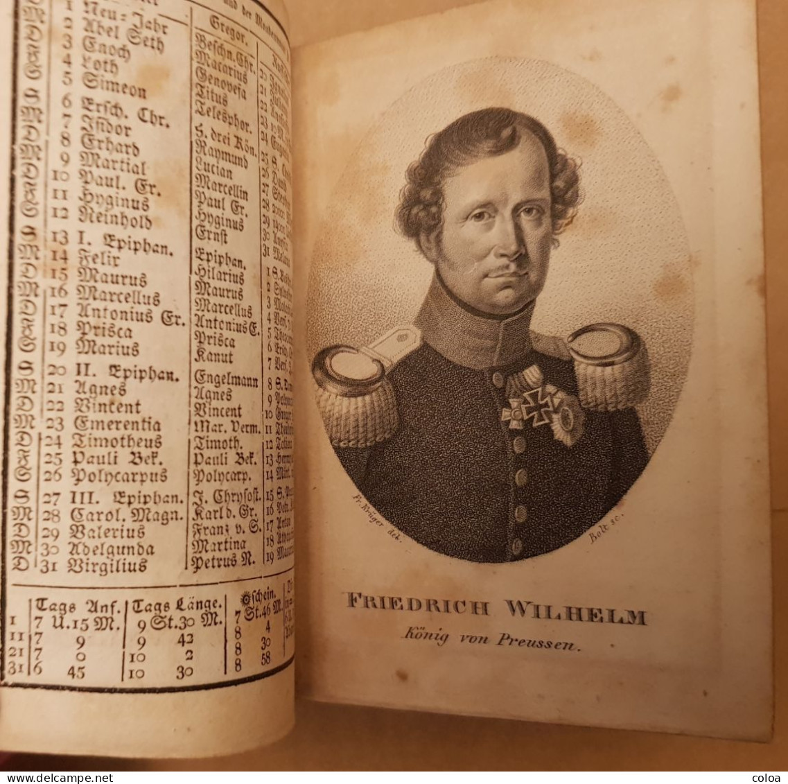Gotha - Gothaischer Genealogischer Hof-Kalender Auf Das Jahr 1828 - Alte Bücher