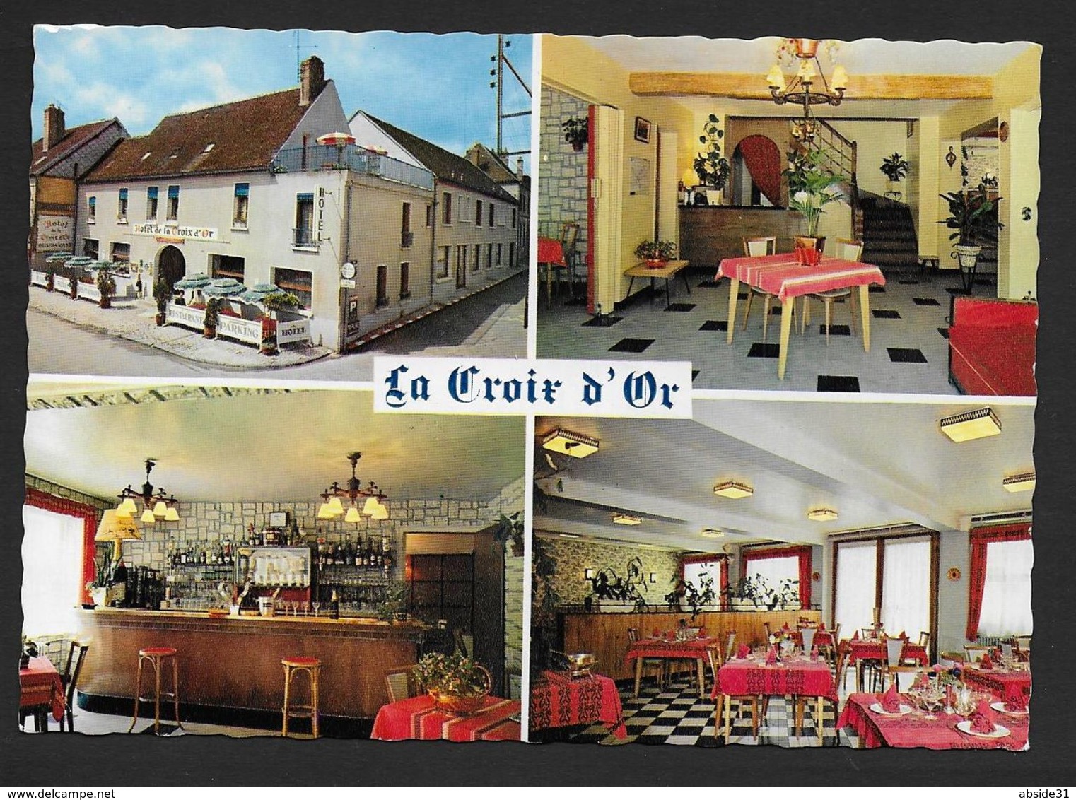 SEZANNE  -  Hôtel Restaurant  " LA CROIX D'OR  " - Format Cpm - Sezanne