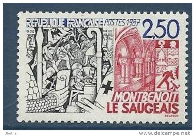 FR YT 2495 " Montbenoit, Capitale Du Saugeais " 1987 Neuf** - Neufs