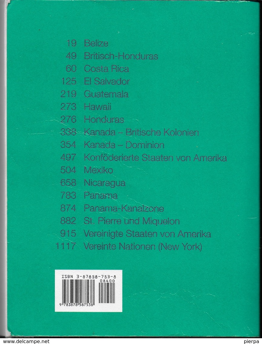 CATALOGO MICHEL - NORD E CENTROAMERICA - EDIZIONE 2000 - BIANCO E NERO - USATO IN OTTIMO STATO - - Germania