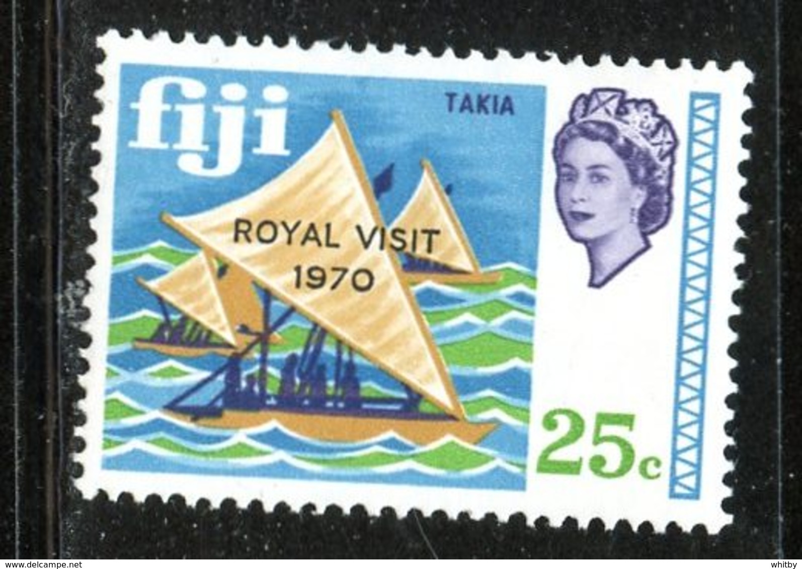 Fiji 1970 25c Royal Visit Issue #288  MNH - Fiji (1970-...)