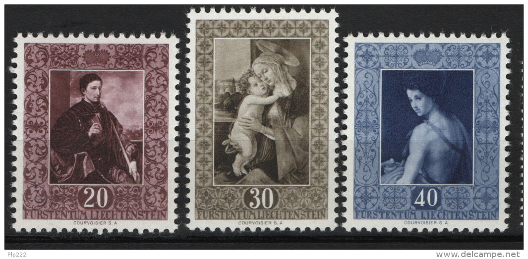 Liechtenstein 1952 Unif. 268/70 **/MNH VF - Neufs