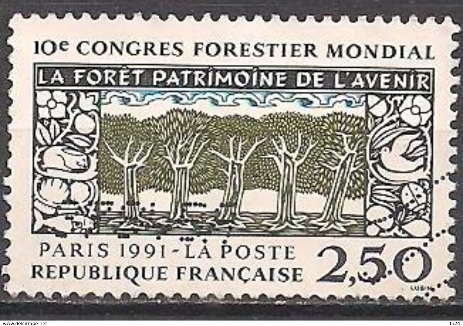 Frankreich  (1991)  Mi.Nr.  2857  Gest. / Used  (2ex17) - Gebraucht