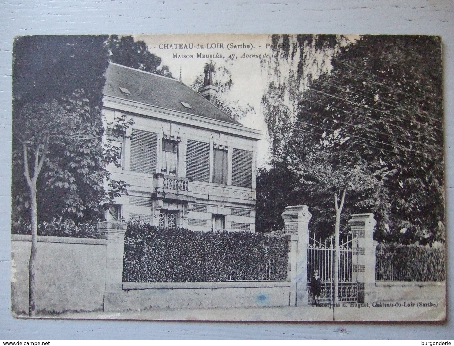 CHATEAU DU LOIR (COMMUNE) / PENSION DE FAMILLE / MAISON MEUBLEE / PEU COURANTE - Autres & Non Classés