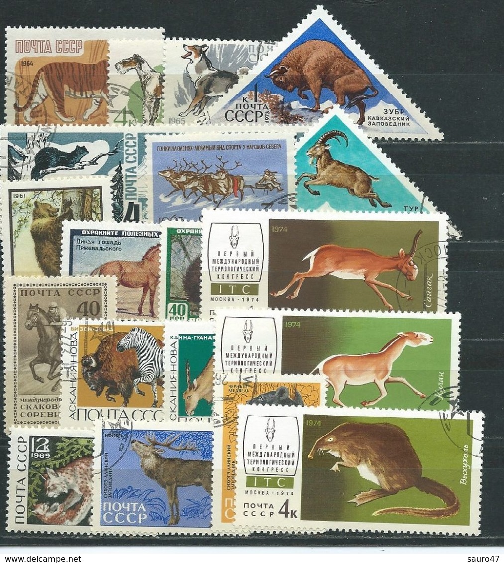 RU011   FAUNA Mammiferi Diversi  V. 19  -  Usato - Colecciones