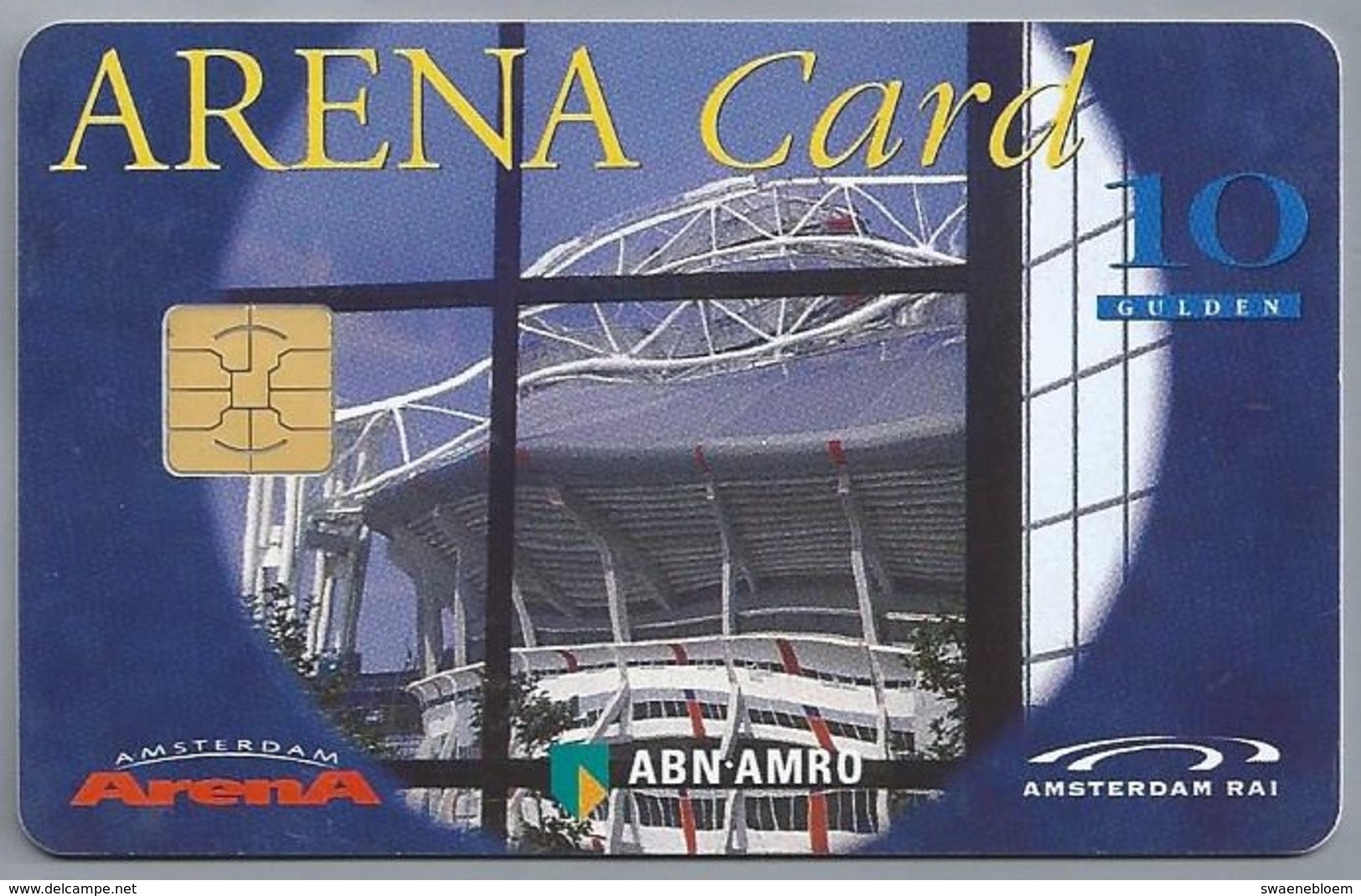 NL.- Telefoonkaart. PTT Telecom. ARENA CARD. 25 Gulden. AMSTERDAM. ABN-AMRO. AMSTERDAM RAI. 002-0433 - Sport