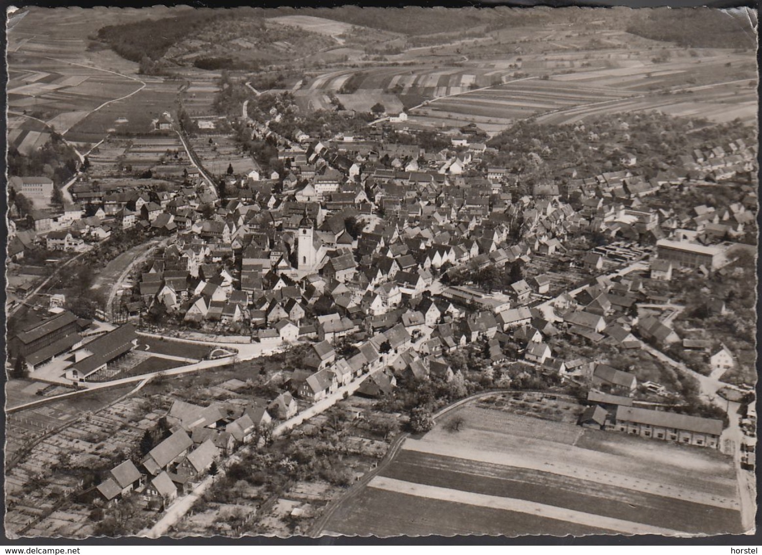 D-75438 Knittlingen - Luftbild - Air View - (60er Jahre) - Bretten