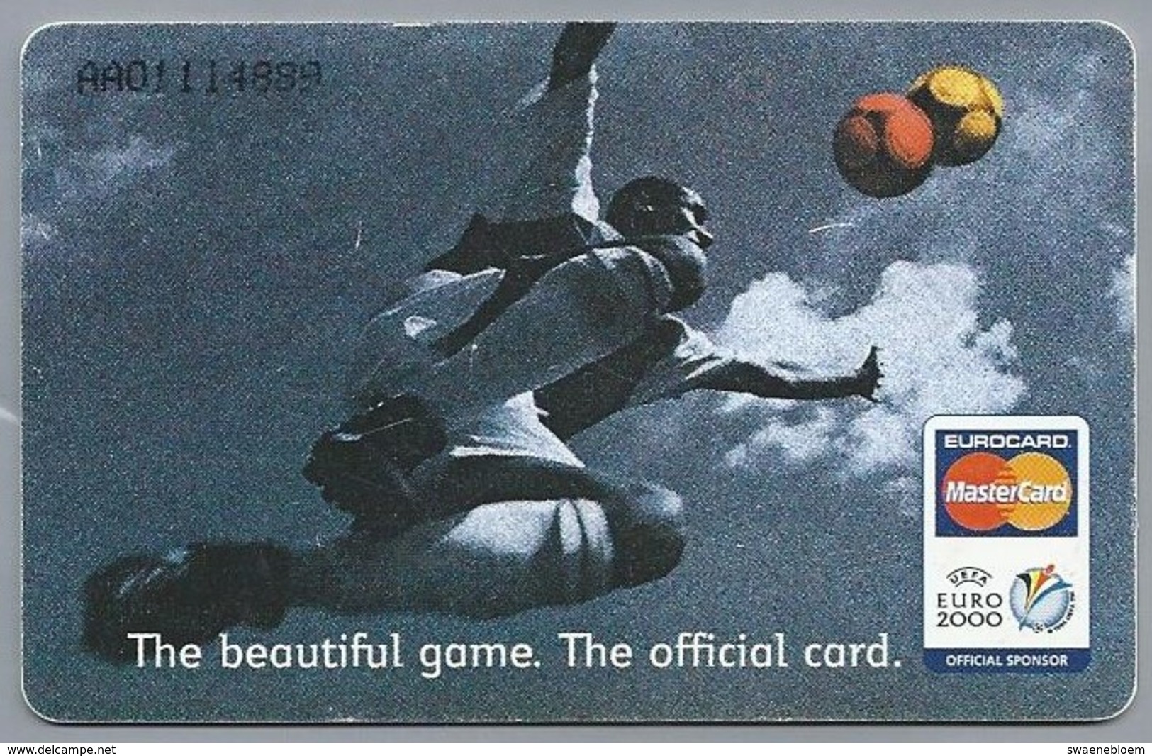 NL.- Telefoonkaart. 15 Gulden. STADION AMSTERDAM. ARENA CARD. NEDERLAND TSJECHIË. EURO 2000. VOETBAL. AA01114889 - Sport