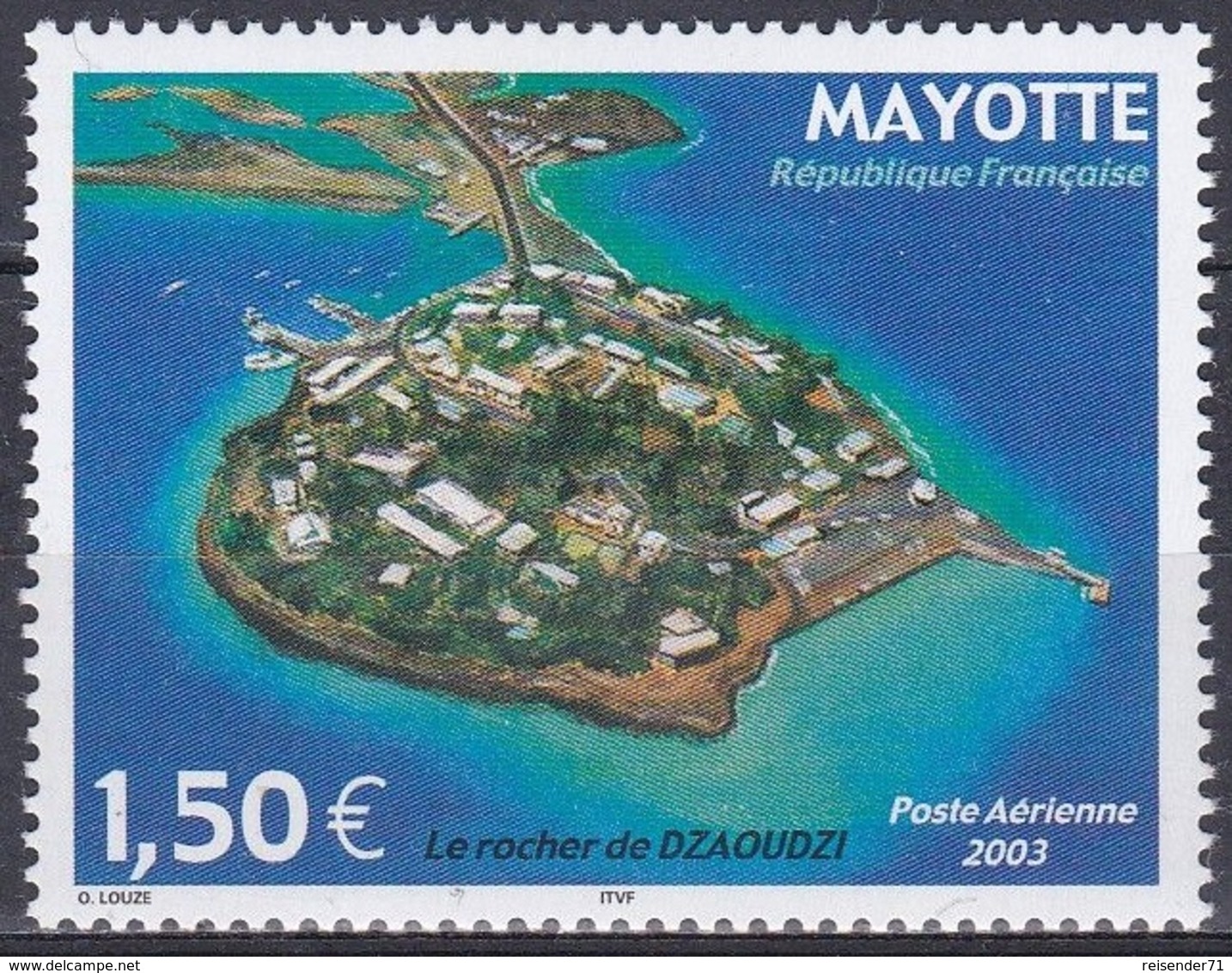Mayotte 2003 Landschaften Landscape Stadt Städte Festungen Felsen Von Dzaoudzi, Mi. 148 ** - Ungebraucht