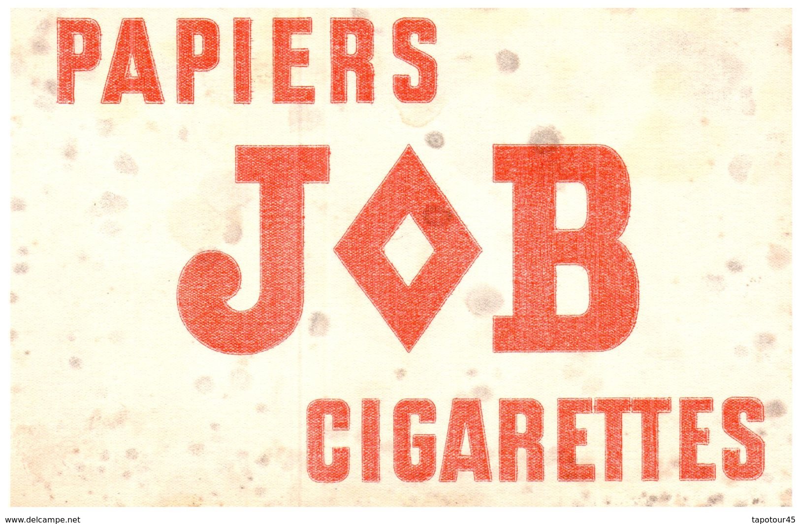 Pa J/ Buvard Papier A Cigarette JOB  (N= 1) - Tabacco & Sigarette
