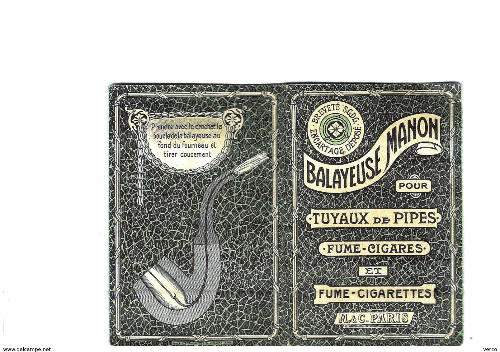 KIT " Balayeuse MANON, Pour Tuyaux De Pipes " - Tabac