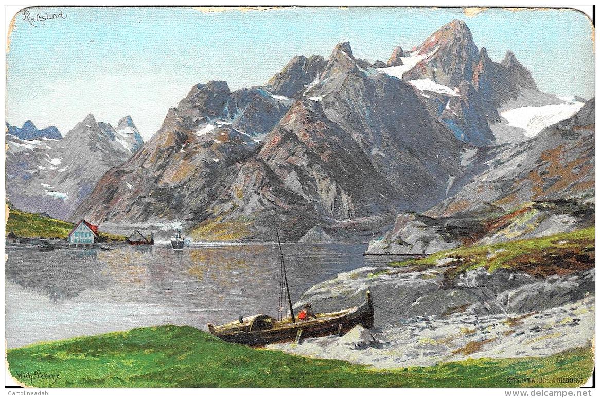 [DC11648] CPA - CALCIO - LAGO DI MONTAGNA CON BAECA - Viaggiata - Old Postcard - Altri & Non Classificati