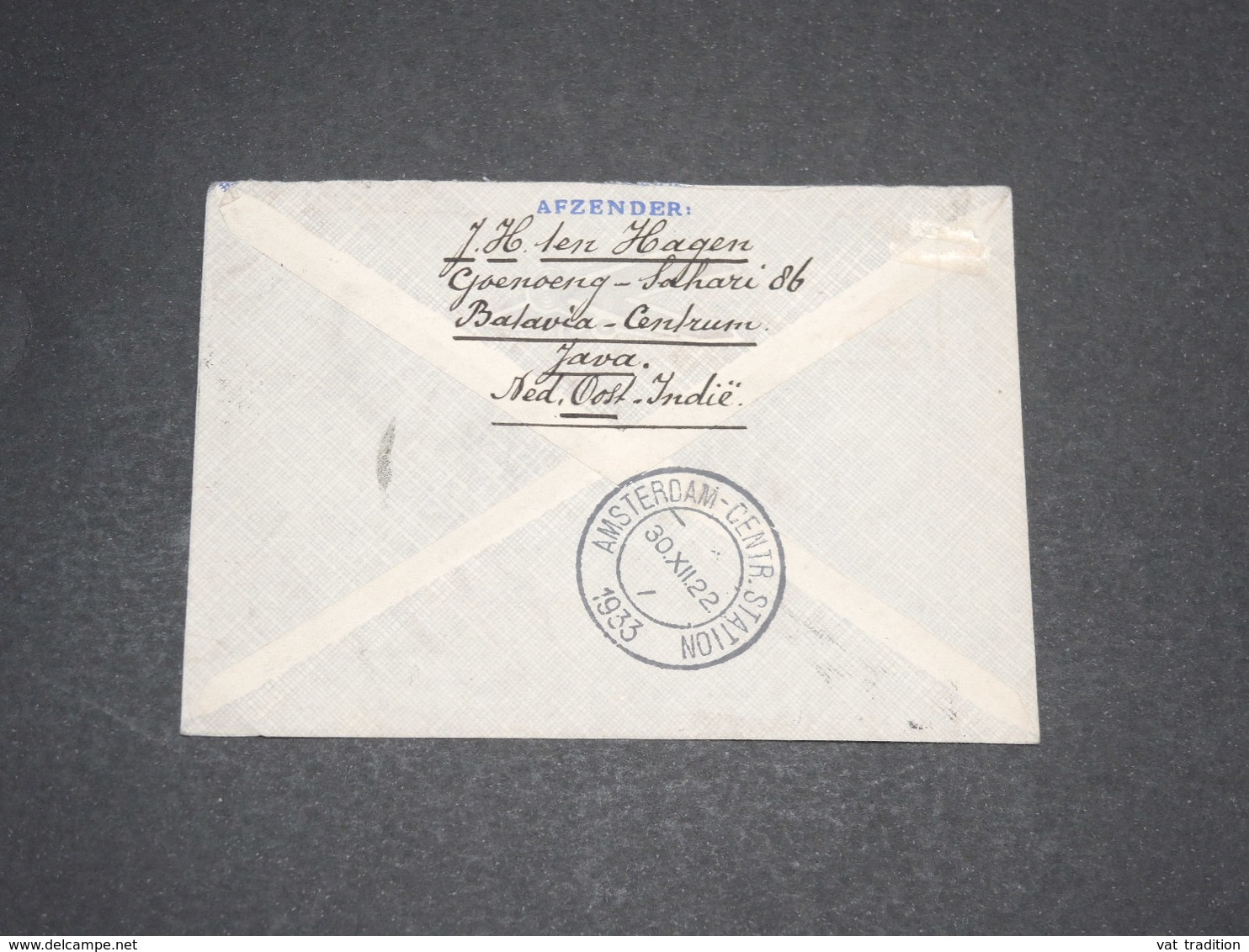 INDES NEERLANDAISES - Enveloppe De Batavia Pour Wassenaar En 1933 , Affranchissement Plaisant -  L 13746 - Indes Néerlandaises