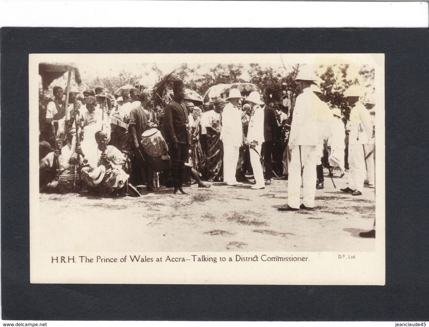 THE PRINCE OF WALES AT ACCRA - Ghana - Gold Coast