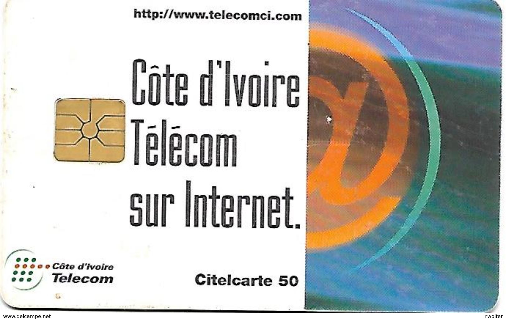 @+  Cote D'Ivoire - Citelcarte - Télécom Sur Internet (Gem1A) - Ivoorkust