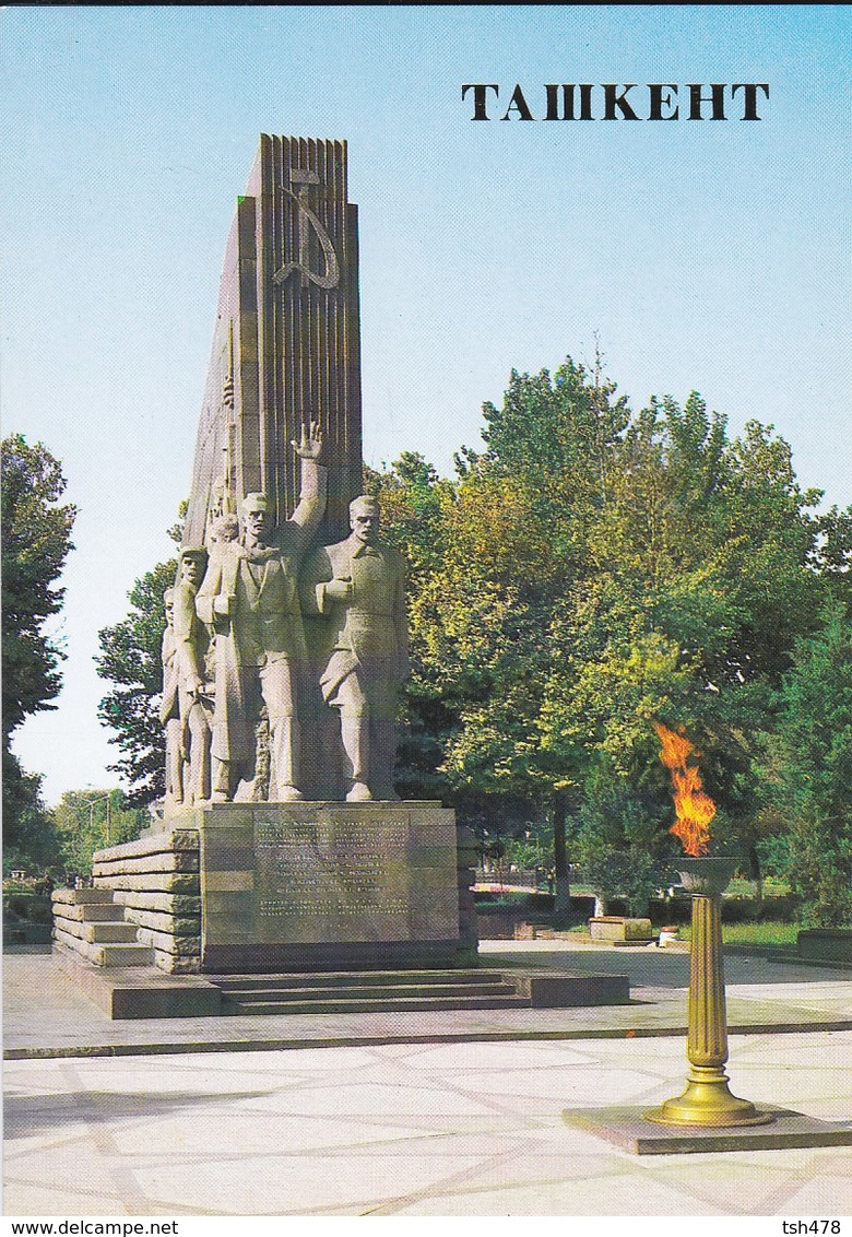 OUZBEKISTAN---capitale TASHKENT--monument To 14 Turkestan Commissars---voir  2 Scans - Ouzbékistan
