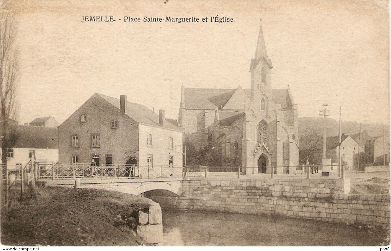 Jemelle : Place Sainte-Marguerite Et L'Eglise - Rochefort