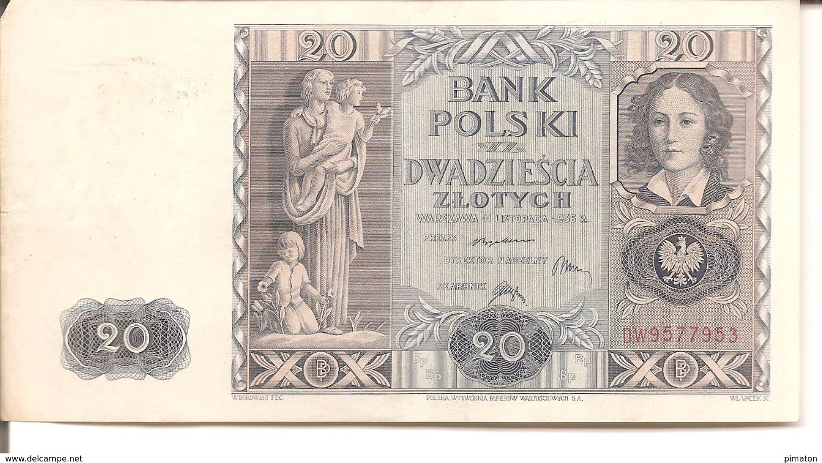 20 Zlotych ( 1931 ) - Polonia