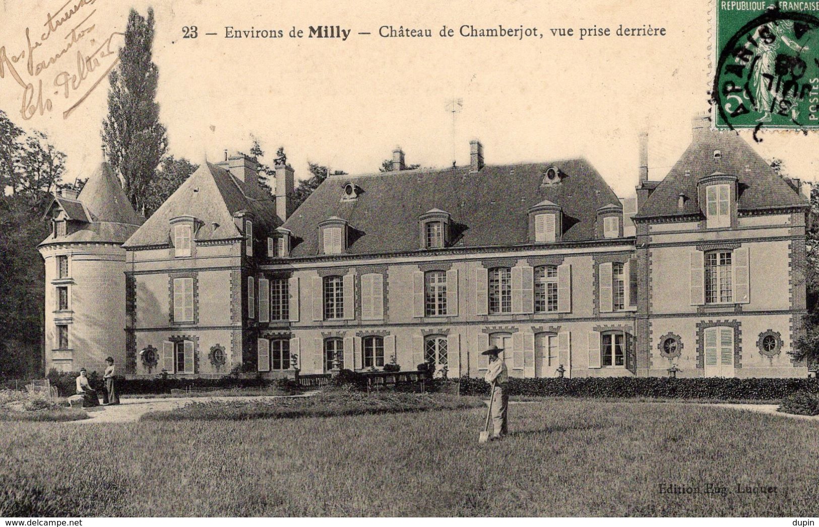 CPA 91 Château De CHAMBERJOT - Milly La Foret