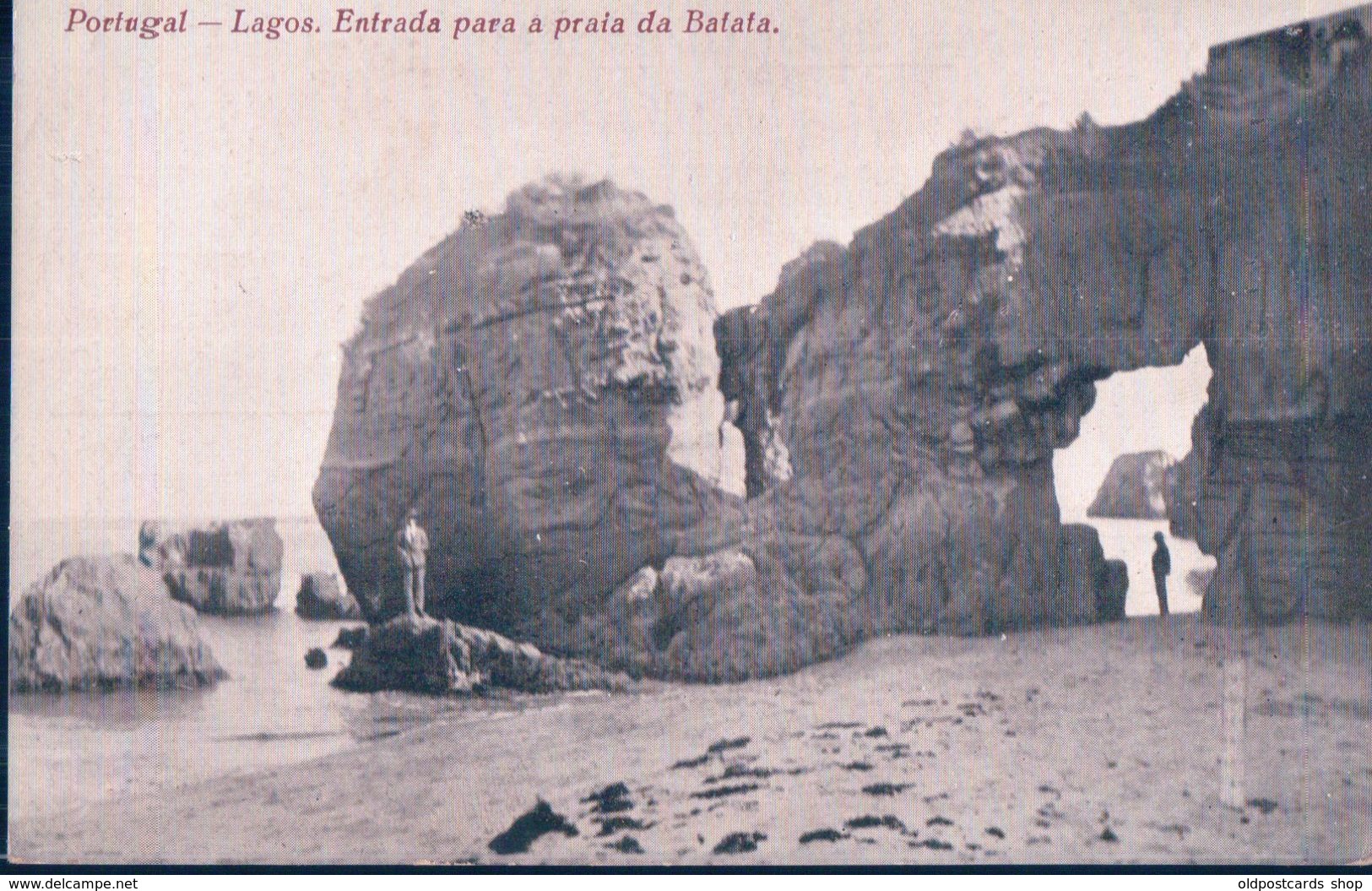 POSTAL PORTUGAL - LAGOS - ENTRADA PARA A PRAIA DA BATATA - ZAMBRANO GOMES - Faro