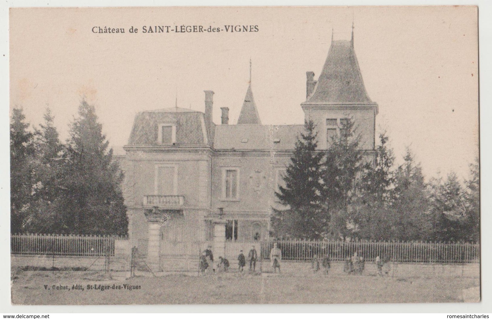 CPA 58  Château De SAINT LEGER DES VIGNES - Autres & Non Classés