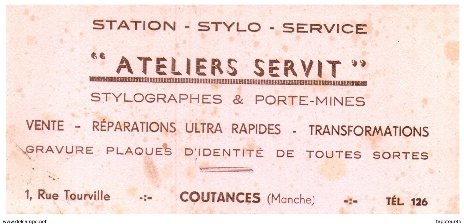 Pa  St/ Buvard Station Stylo Service (Format 21 X 10) (N= 1) - Papeterie