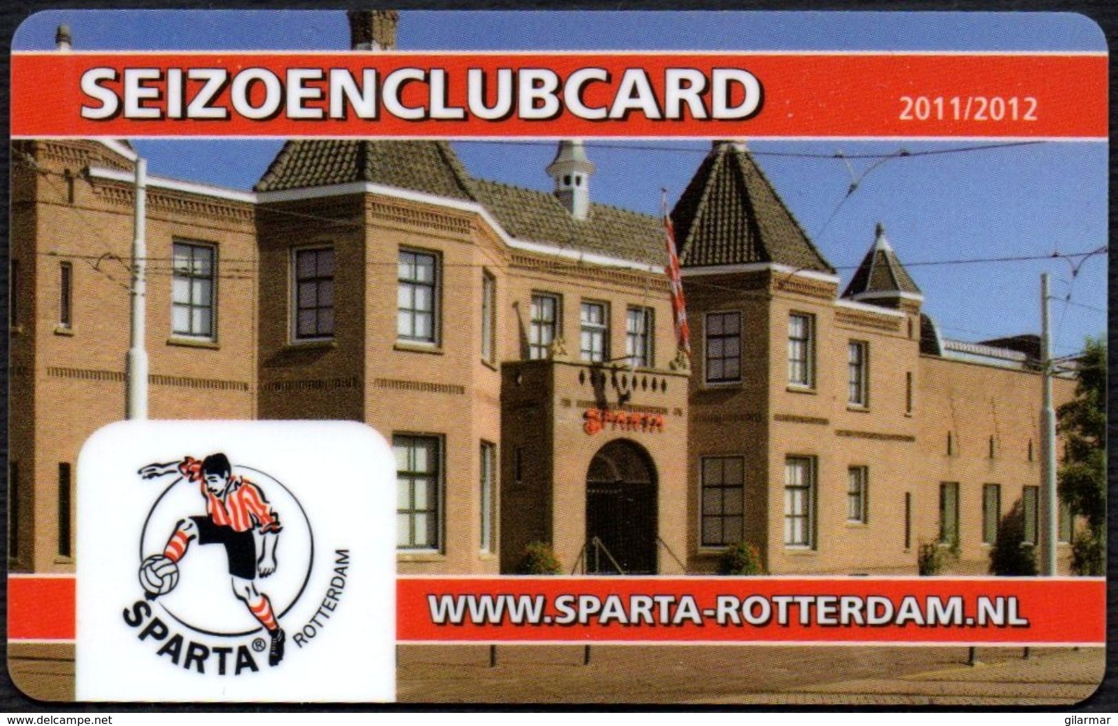 FOOTBALL - THE NETHERLANDS - SPARTA ROTTERDAM - SEASON CLUB CARD 2011 / 2012 - Altri & Non Classificati