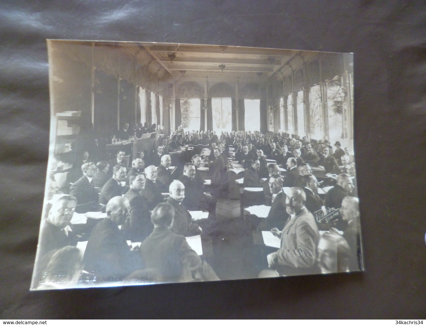 Photo Originale F.H.Julien  SDN ONU Mission Conférence Des Armes Mai Juin 1929 17 X 23m - Autres & Non Classés