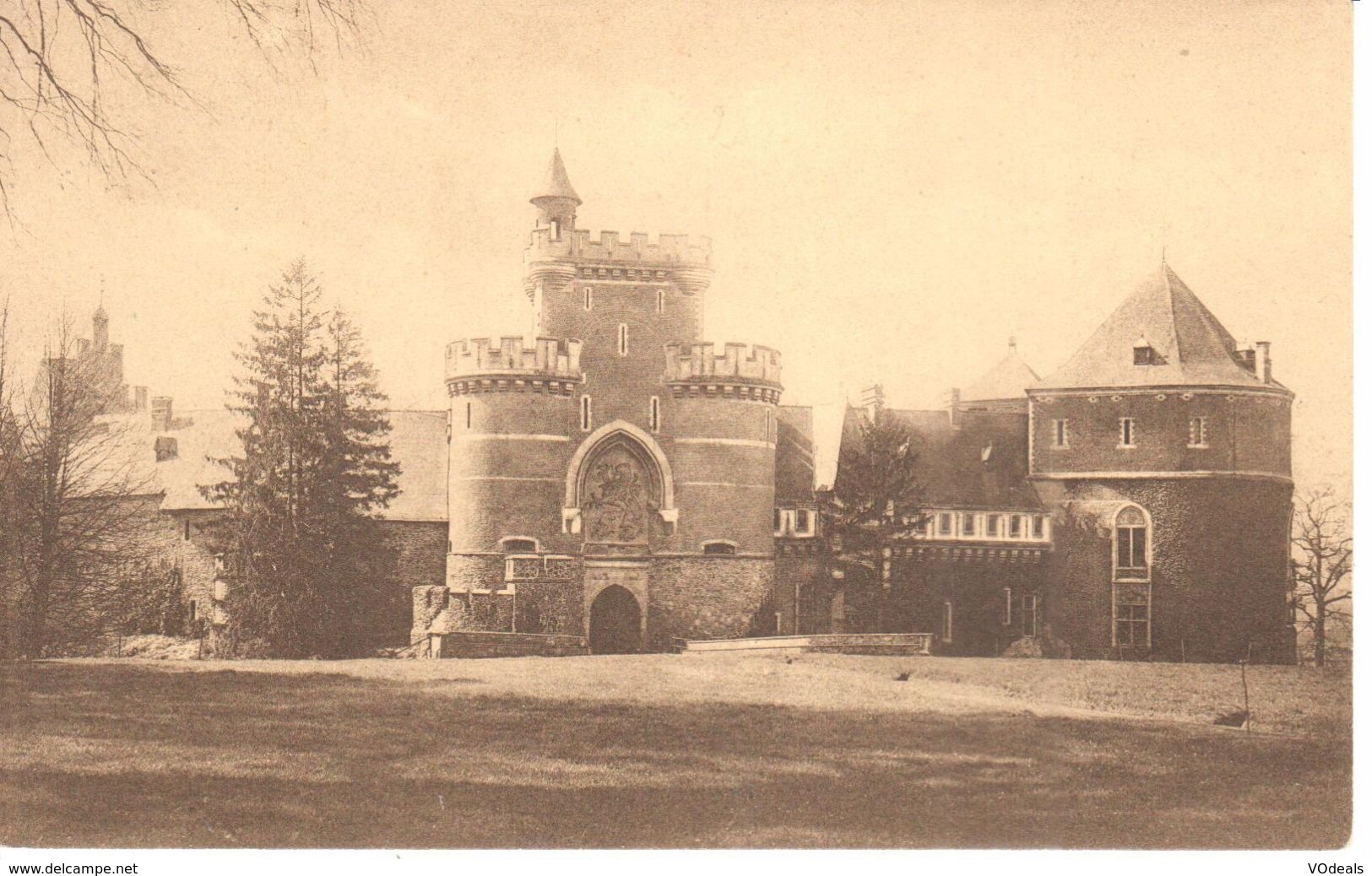 Lennik - CPA - Château De Gaesbeek - Château Vu De L'esplanade - Lennik