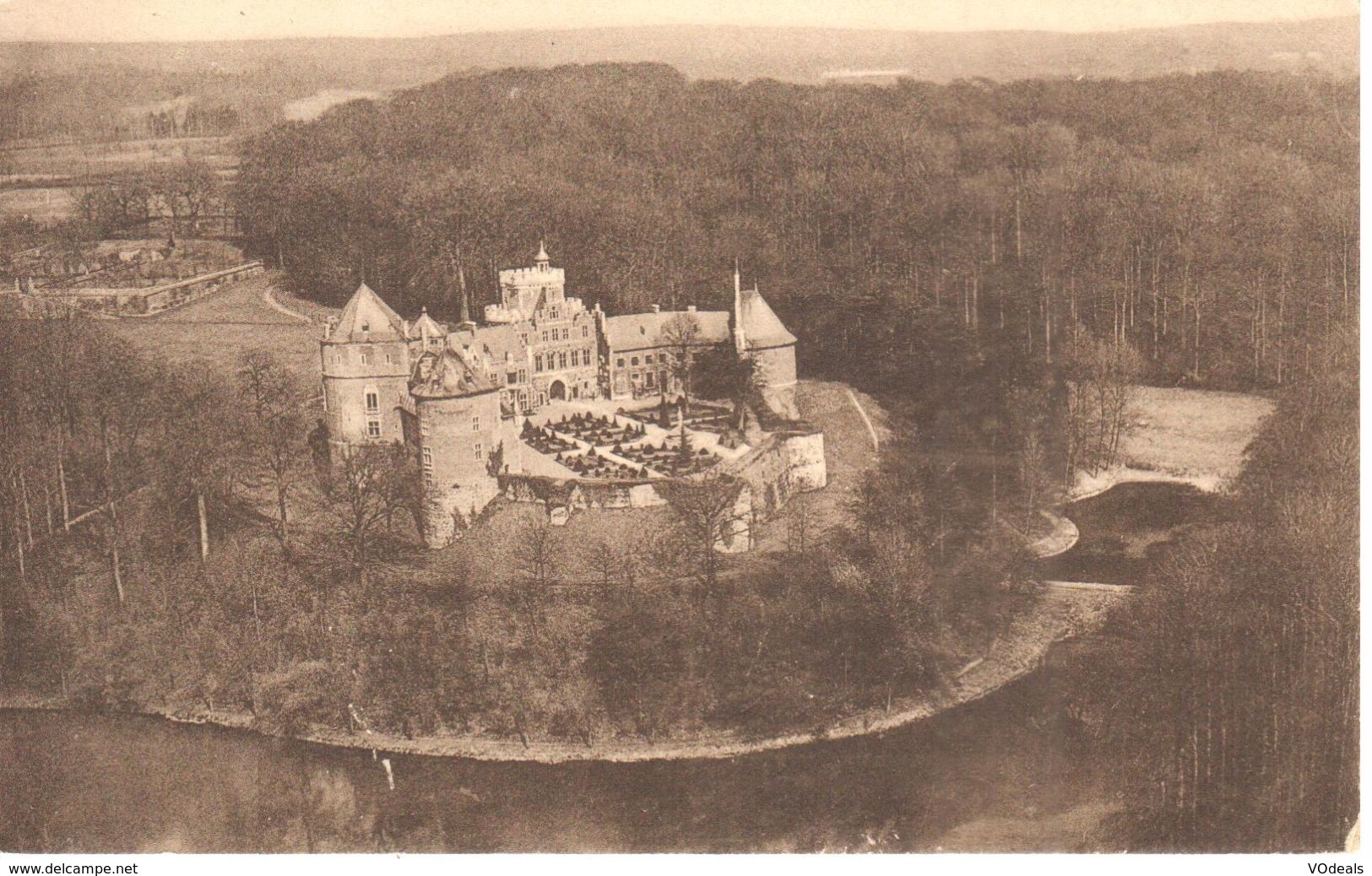 Lennik - CPA - Château De Gaesbeek - Vue Aérienne - Lennik