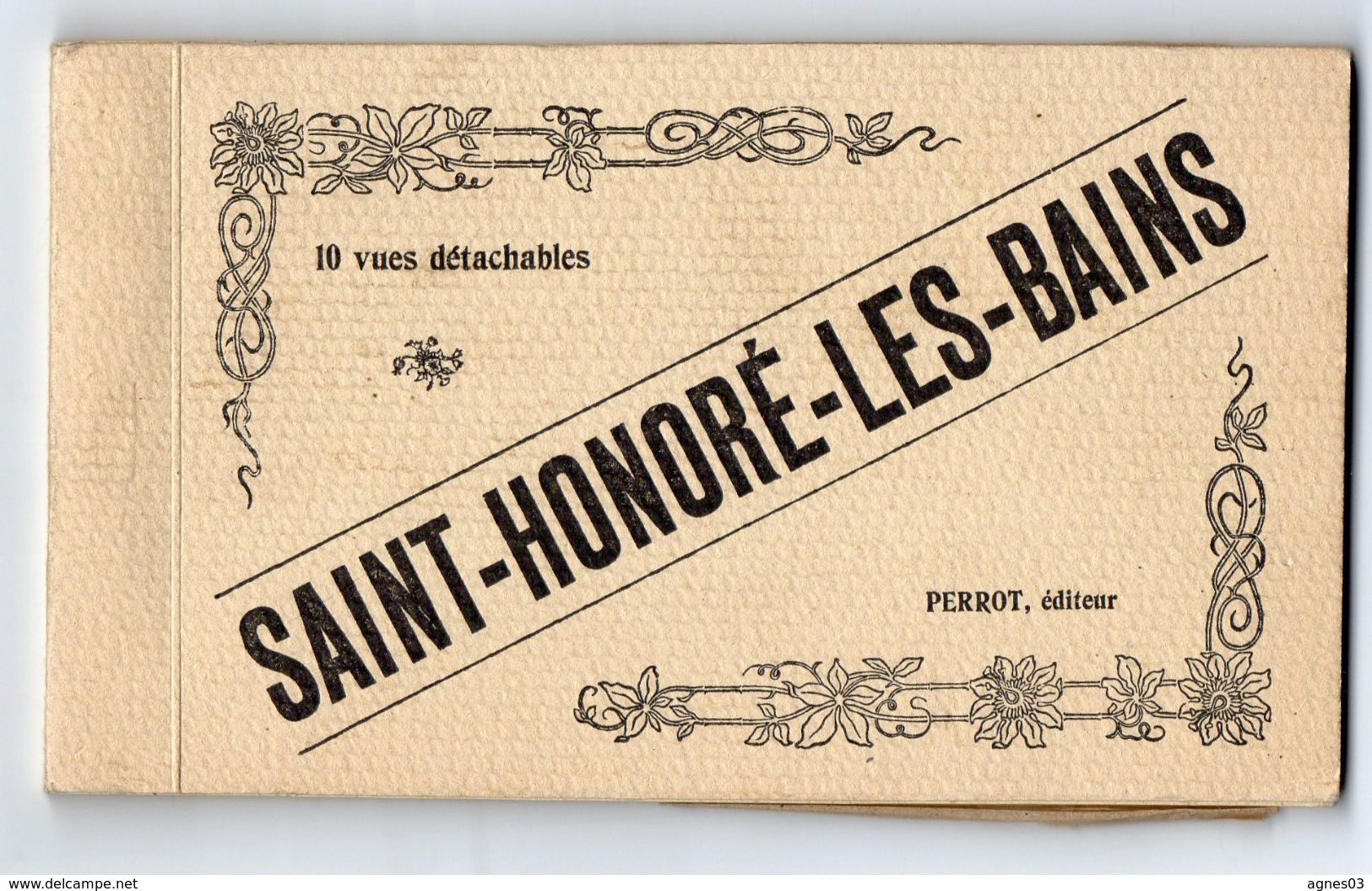 SAINT  HONORE Les BAINS   -  Carnet De 10 Cartes - Saint-Honoré-les-Bains