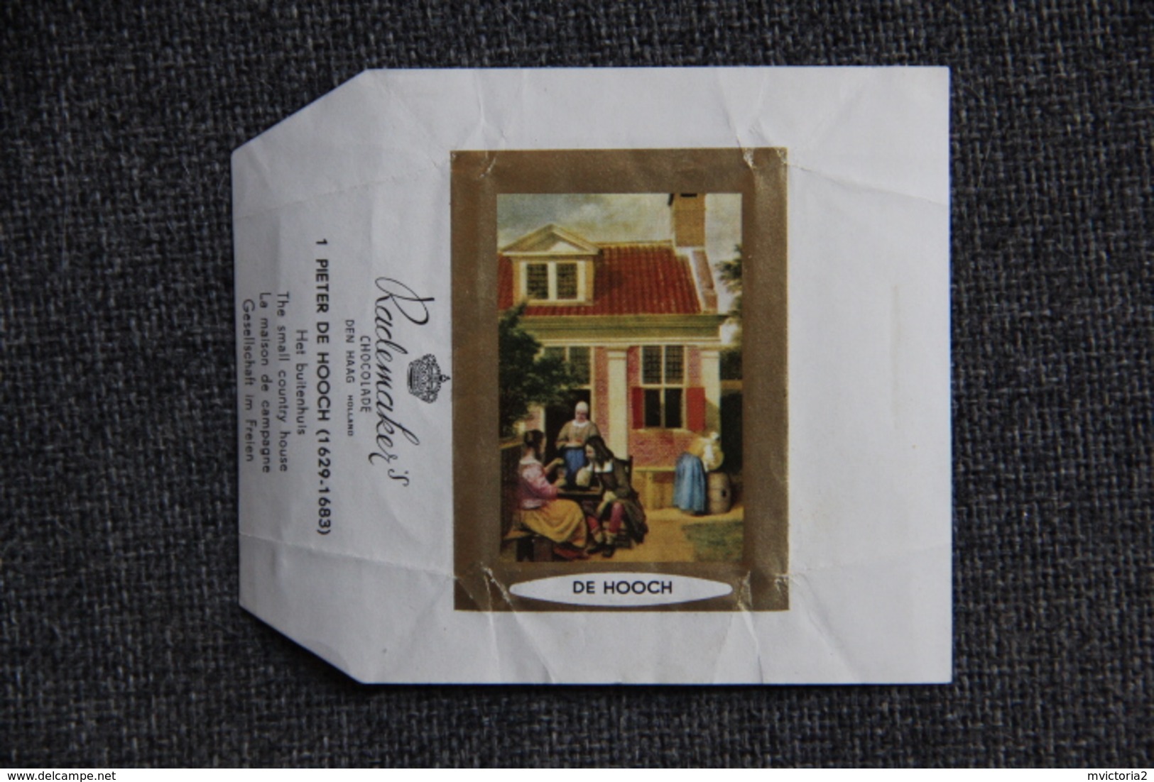 Lot De 9 étiquettes - CHOCOLAT RADEMAKER - DEN HAAG HOLLAND - Série De Peintres Flamands. - Other & Unclassified