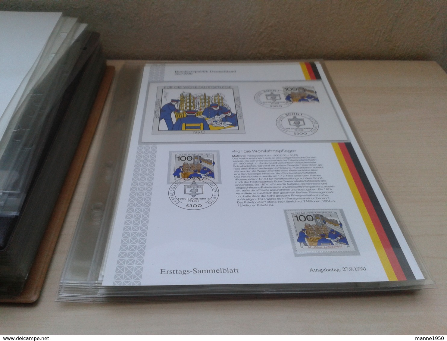 BRD Ersttagsblätter Sammlung Jahrgang 1990 Marken Postfrisch, Gestempelt Und Auf FDC - Collections (with Albums)